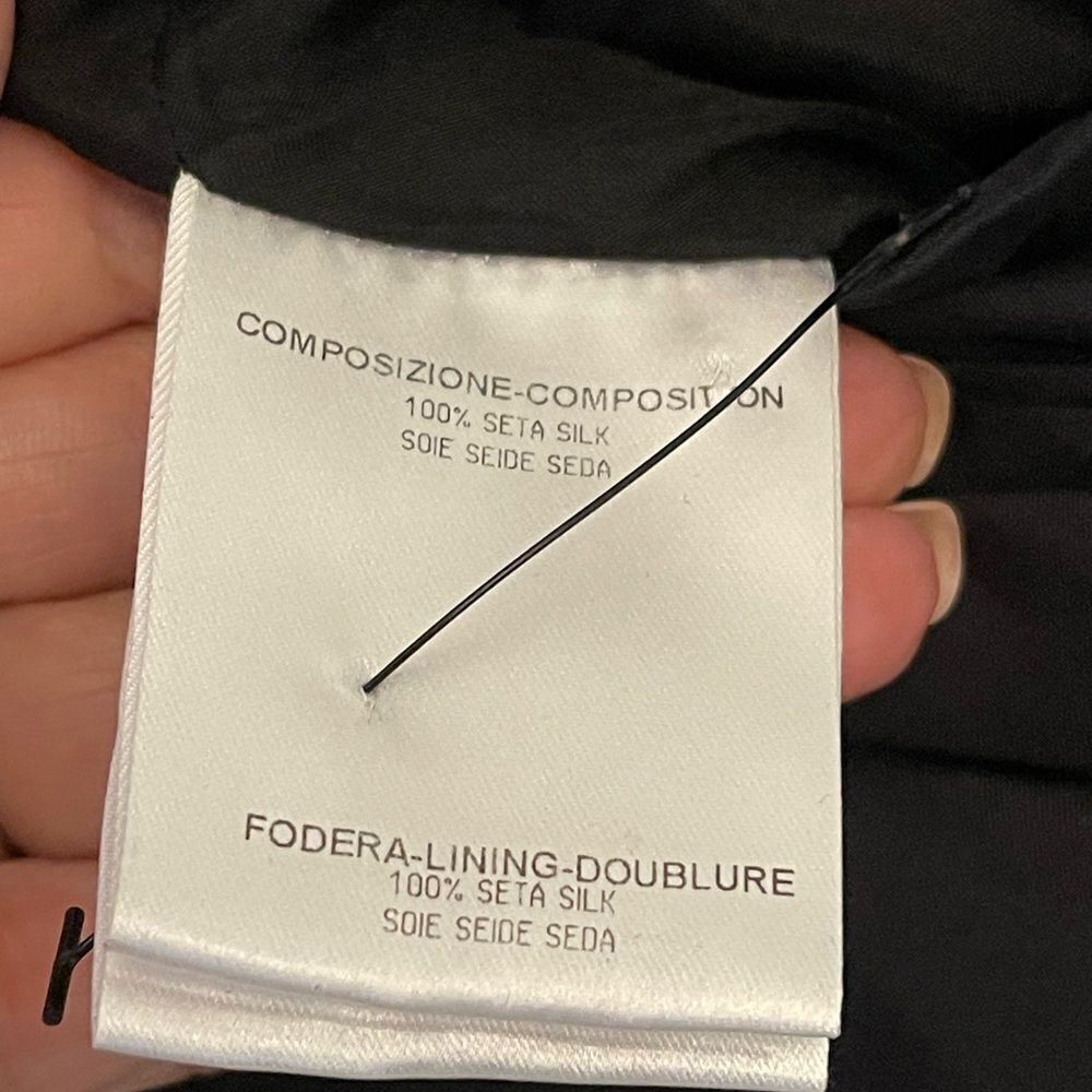 Gucci Black One-Shoulder Silk Cocktail Dress – Size 42 – Made in Italy - Picture 6 of 6